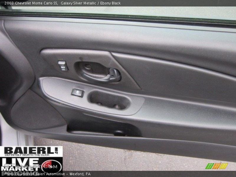 Galaxy Silver Metallic / Ebony Black 2003 Chevrolet Monte Carlo SS