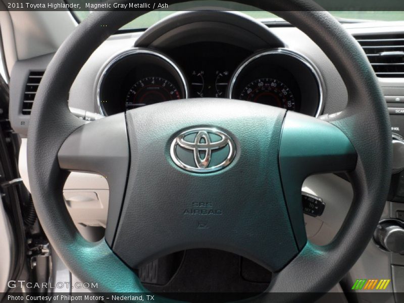 Magnetic Gray Metallic / Ash 2011 Toyota Highlander
