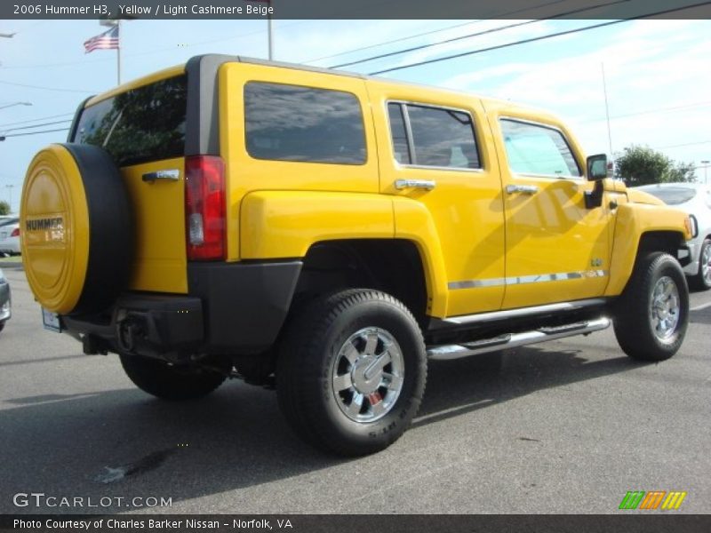 Yellow / Light Cashmere Beige 2006 Hummer H3