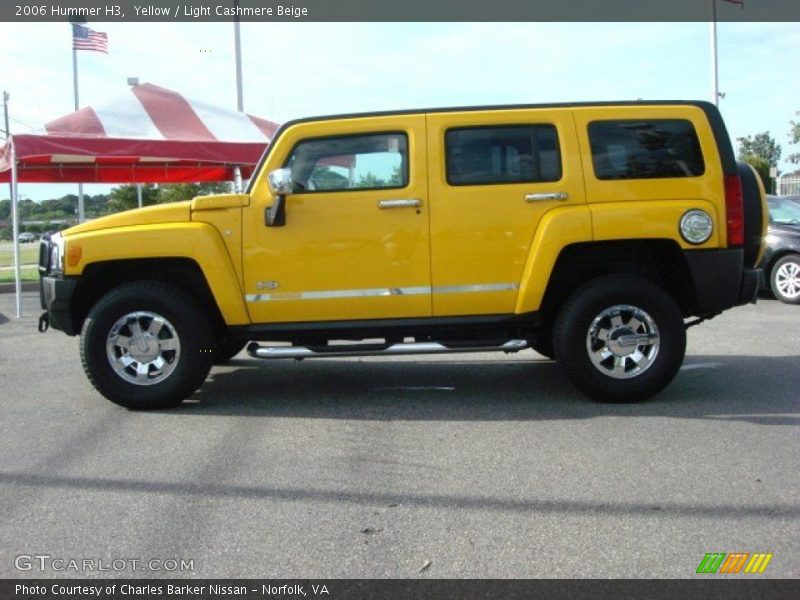 Yellow / Light Cashmere Beige 2006 Hummer H3