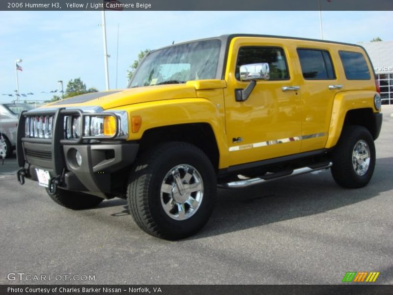 Yellow / Light Cashmere Beige 2006 Hummer H3