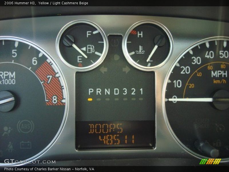 Yellow / Light Cashmere Beige 2006 Hummer H3