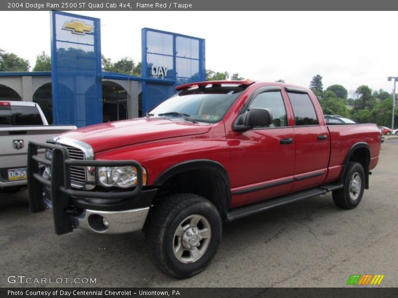 Flame Red / Taupe 2004 Dodge Ram 2500 ST Quad Cab 4x4