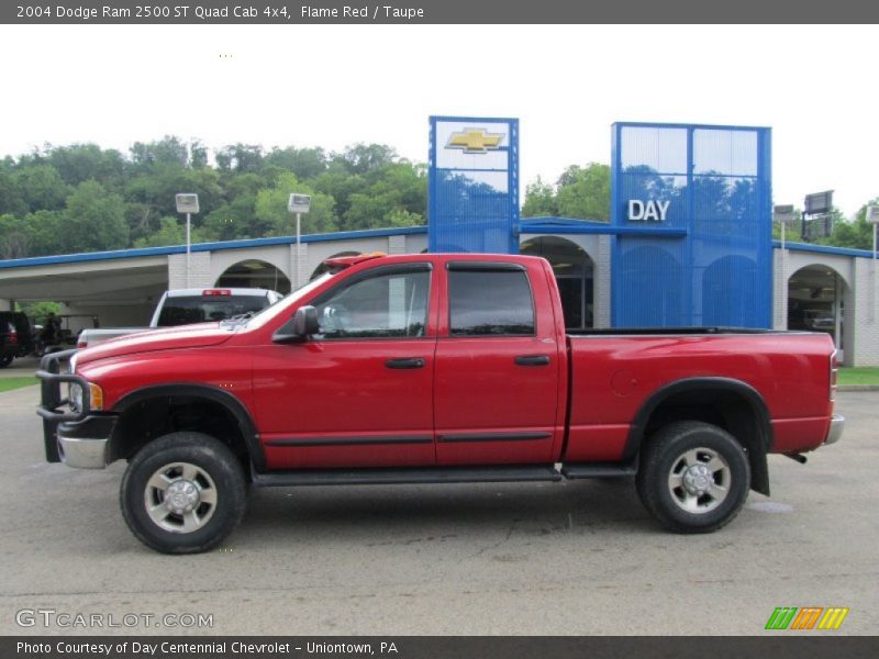 Flame Red / Taupe 2004 Dodge Ram 2500 ST Quad Cab 4x4