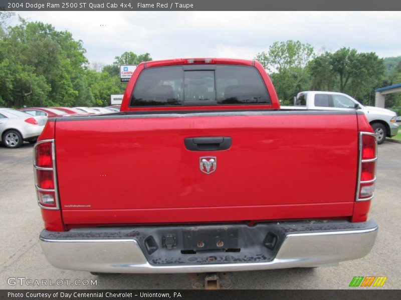 Flame Red / Taupe 2004 Dodge Ram 2500 ST Quad Cab 4x4