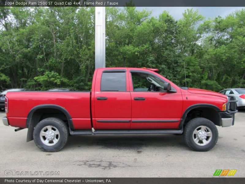 Flame Red / Taupe 2004 Dodge Ram 2500 ST Quad Cab 4x4