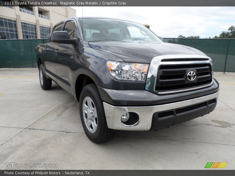 Magnetic Gray Metallic / Graphite Gray 2011 Toyota Tundra CrewMax