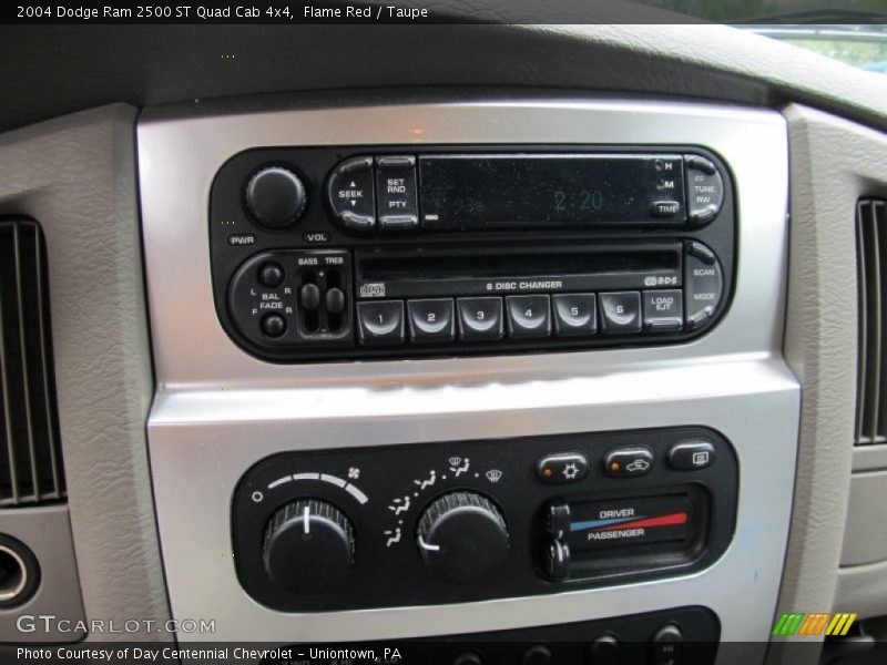 Flame Red / Taupe 2004 Dodge Ram 2500 ST Quad Cab 4x4