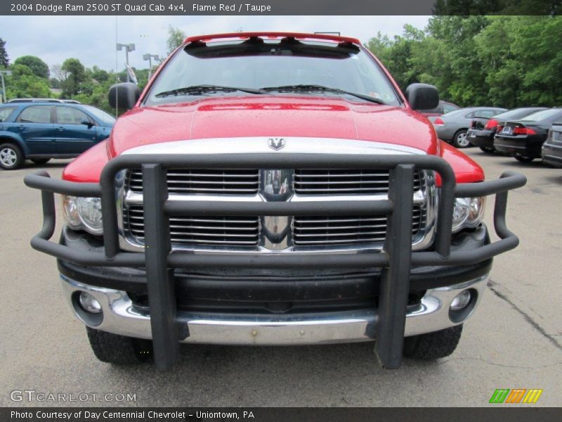 Flame Red / Taupe 2004 Dodge Ram 2500 ST Quad Cab 4x4