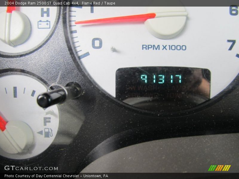Flame Red / Taupe 2004 Dodge Ram 2500 ST Quad Cab 4x4