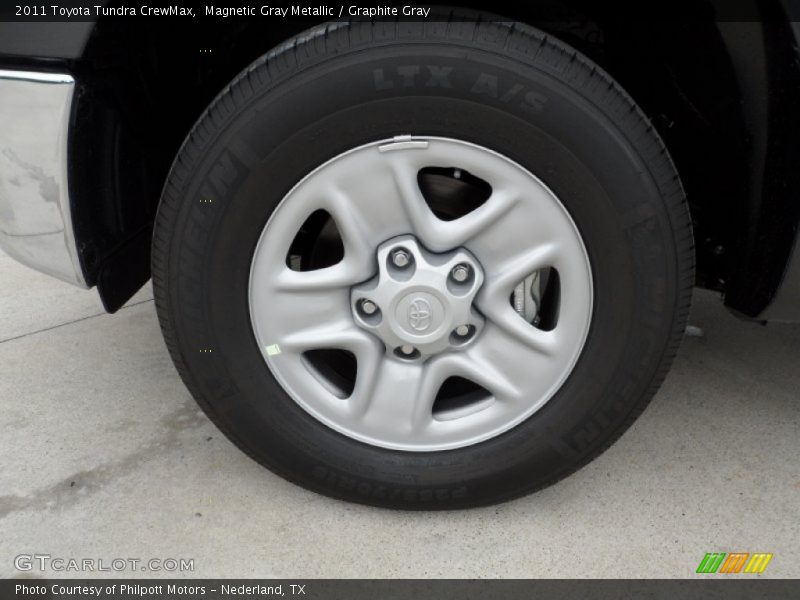 Magnetic Gray Metallic / Graphite Gray 2011 Toyota Tundra CrewMax