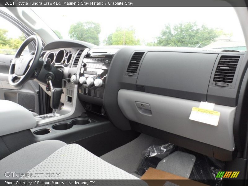 Magnetic Gray Metallic / Graphite Gray 2011 Toyota Tundra CrewMax