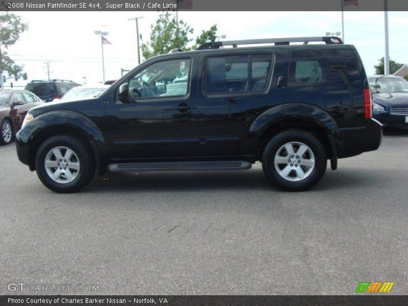 Super Black / Cafe Latte 2008 Nissan Pathfinder SE 4x4