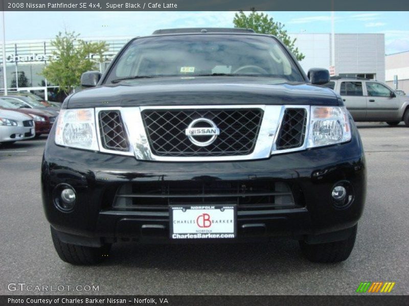 Super Black / Cafe Latte 2008 Nissan Pathfinder SE 4x4