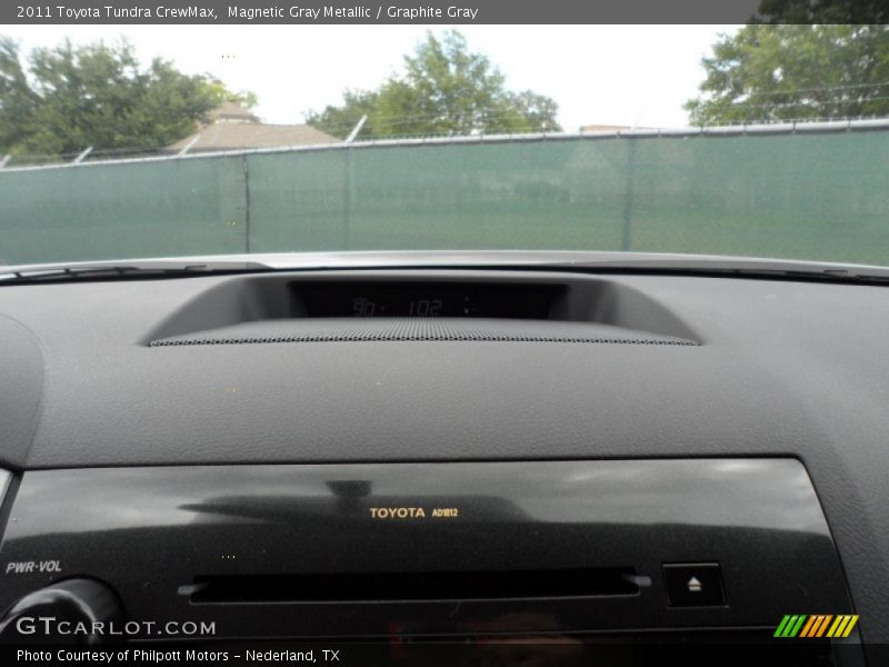 Magnetic Gray Metallic / Graphite Gray 2011 Toyota Tundra CrewMax