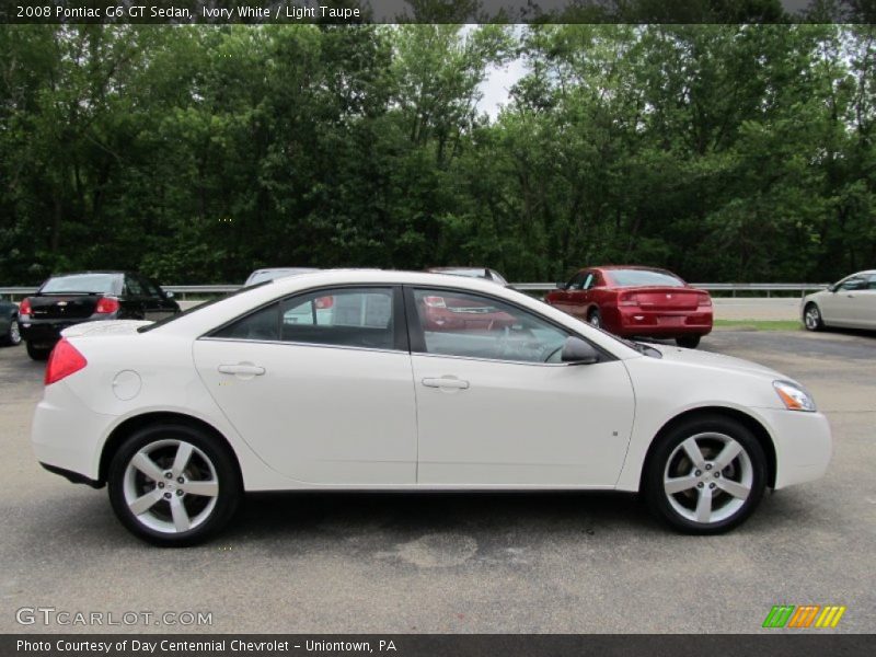 Ivory White / Light Taupe 2008 Pontiac G6 GT Sedan