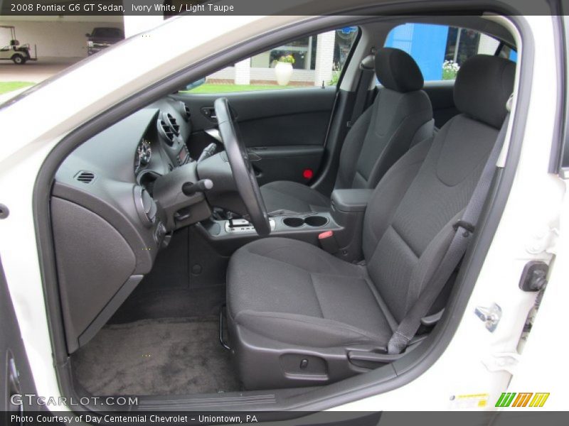 Ivory White / Light Taupe 2008 Pontiac G6 GT Sedan