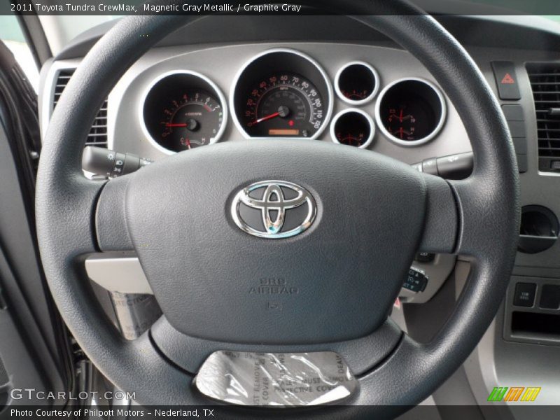 Magnetic Gray Metallic / Graphite Gray 2011 Toyota Tundra CrewMax