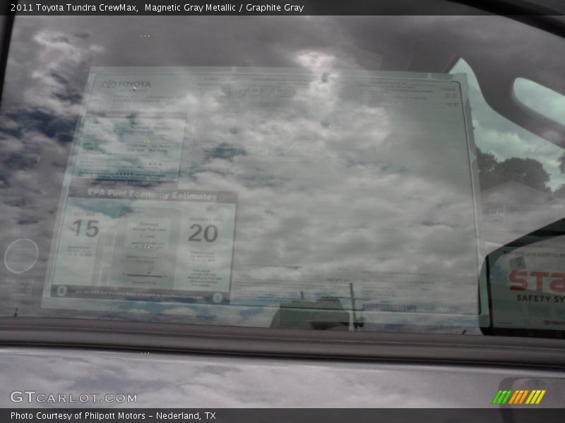 Magnetic Gray Metallic / Graphite Gray 2011 Toyota Tundra CrewMax