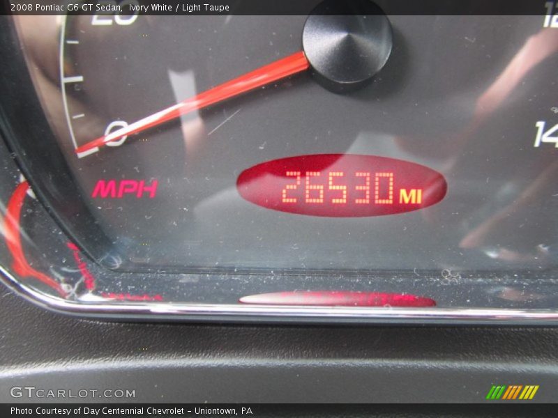Ivory White / Light Taupe 2008 Pontiac G6 GT Sedan