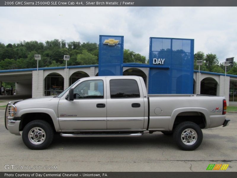 Silver Birch Metallic / Pewter 2006 GMC Sierra 2500HD SLE Crew Cab 4x4