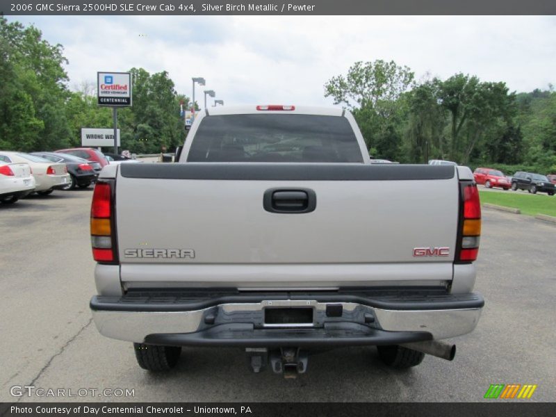 Silver Birch Metallic / Pewter 2006 GMC Sierra 2500HD SLE Crew Cab 4x4