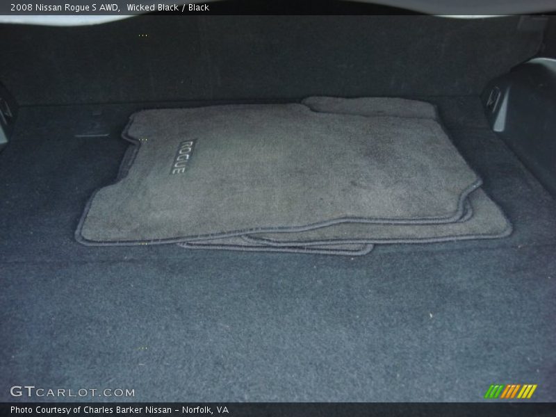 Wicked Black / Black 2008 Nissan Rogue S AWD