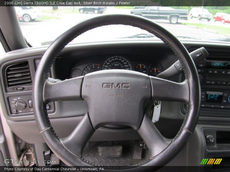 Silver Birch Metallic / Pewter 2006 GMC Sierra 2500HD SLE Crew Cab 4x4