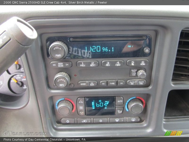 Silver Birch Metallic / Pewter 2006 GMC Sierra 2500HD SLE Crew Cab 4x4