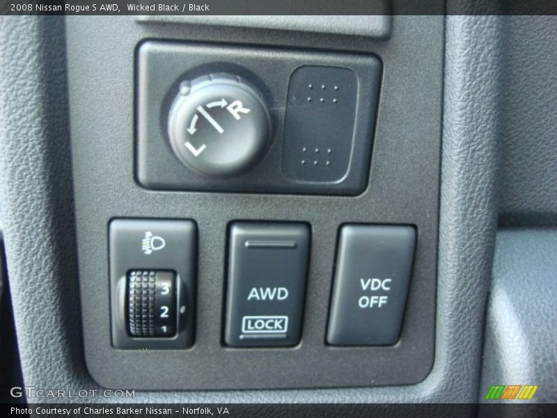 Wicked Black / Black 2008 Nissan Rogue S AWD