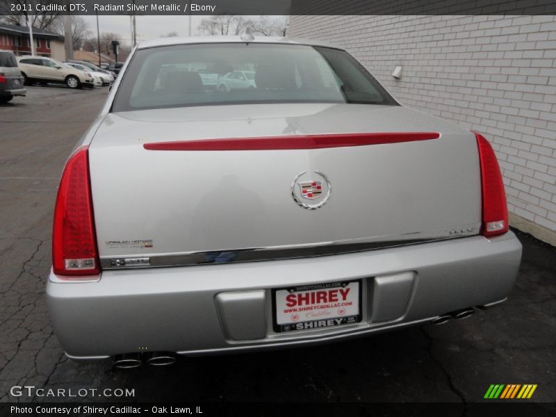 Radiant Silver Metallic / Ebony 2011 Cadillac DTS