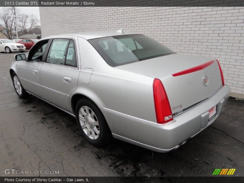 Radiant Silver Metallic / Ebony 2011 Cadillac DTS