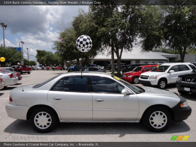 Sterling Silver Metallic / Medium Gray 2004 Buick Century Standard