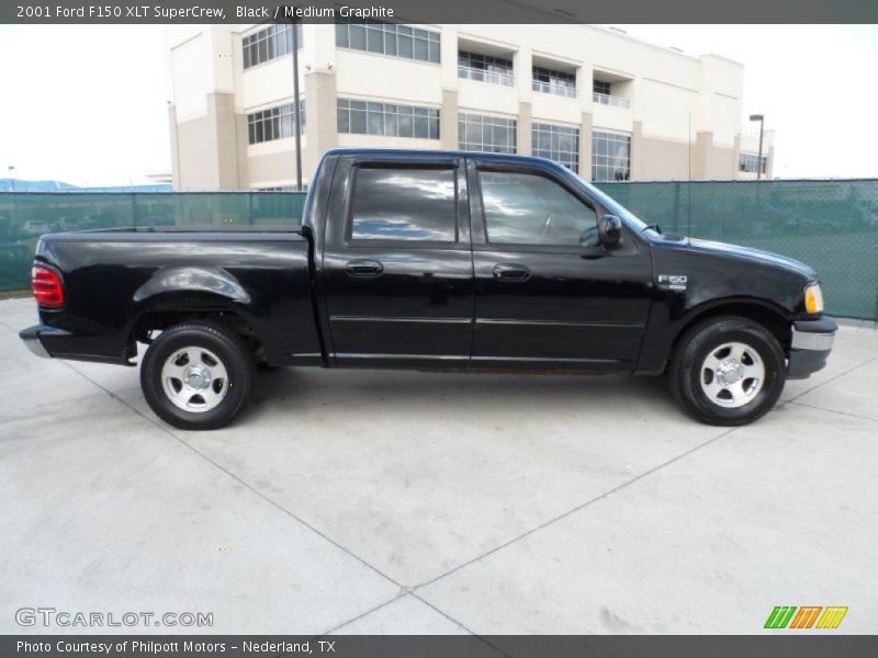Black / Medium Graphite 2001 Ford F150 XLT SuperCrew