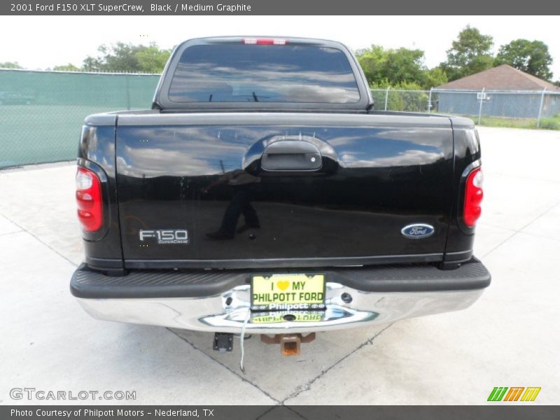 Black / Medium Graphite 2001 Ford F150 XLT SuperCrew