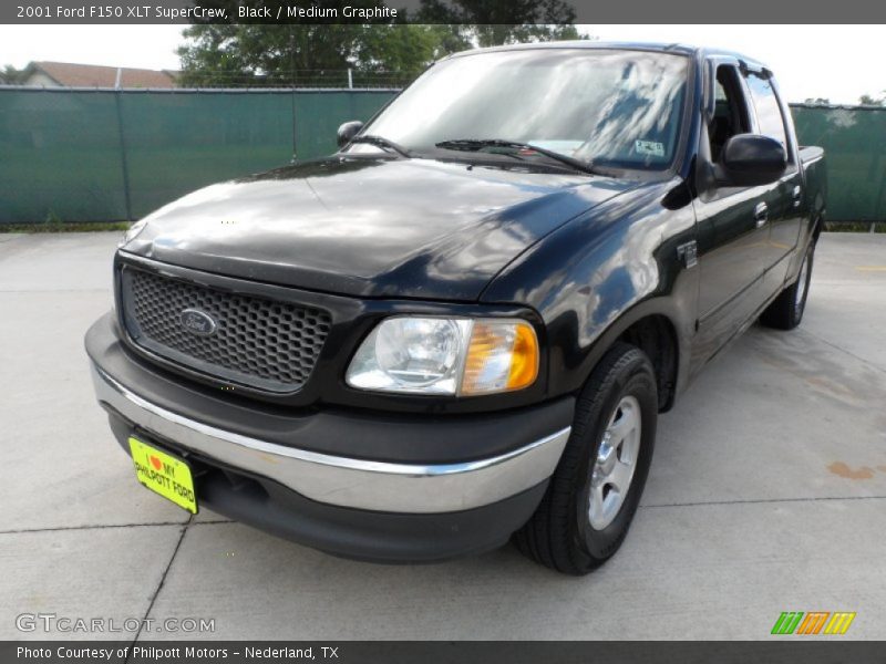 Black / Medium Graphite 2001 Ford F150 XLT SuperCrew