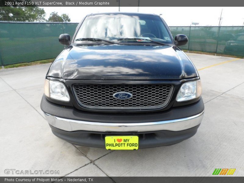 Black / Medium Graphite 2001 Ford F150 XLT SuperCrew