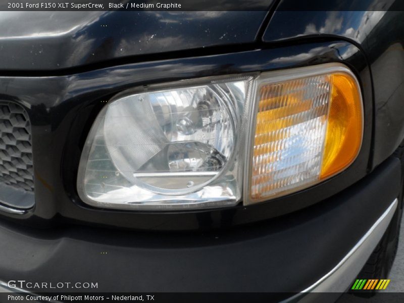 Black / Medium Graphite 2001 Ford F150 XLT SuperCrew