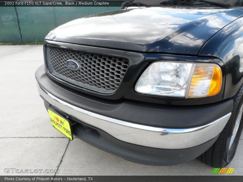 Black / Medium Graphite 2001 Ford F150 XLT SuperCrew