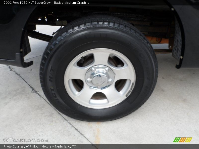 Black / Medium Graphite 2001 Ford F150 XLT SuperCrew