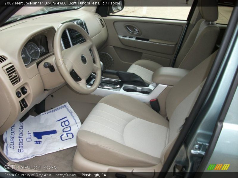 Light Tundra Metallic / Pebble 2007 Mercury Mariner Luxury 4WD