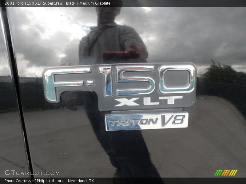 Black / Medium Graphite 2001 Ford F150 XLT SuperCrew