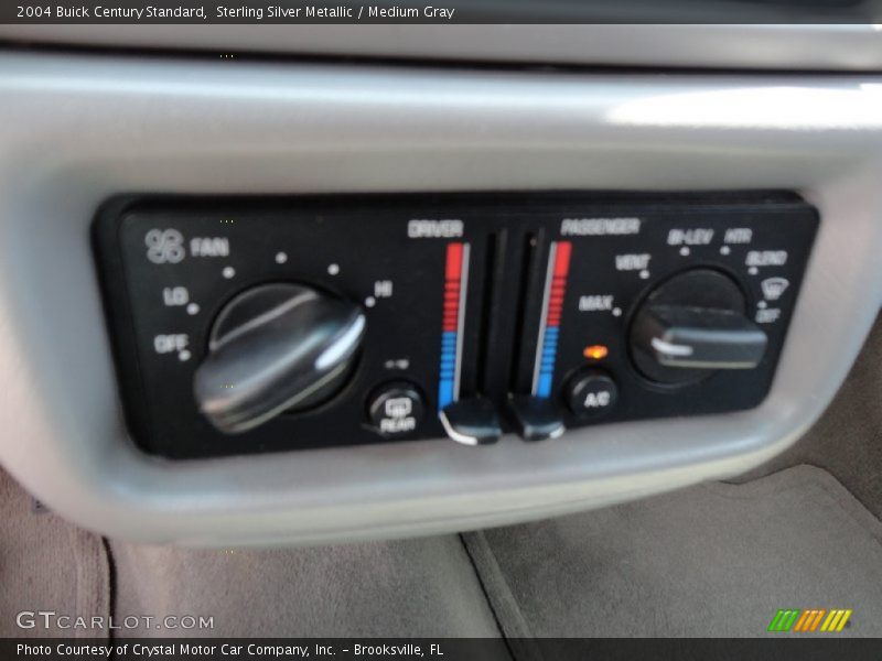Sterling Silver Metallic / Medium Gray 2004 Buick Century Standard