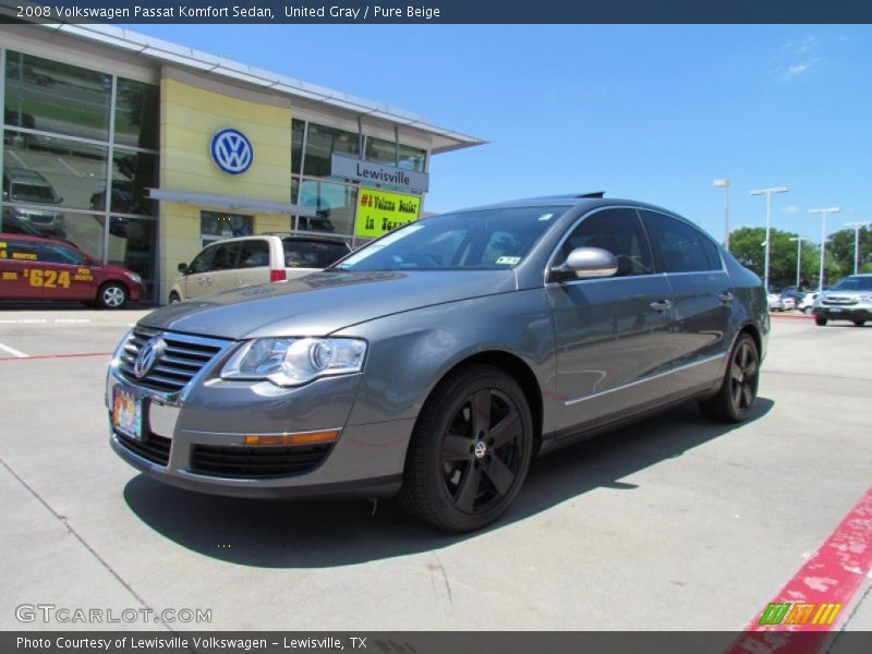 United Gray / Pure Beige 2008 Volkswagen Passat Komfort Sedan