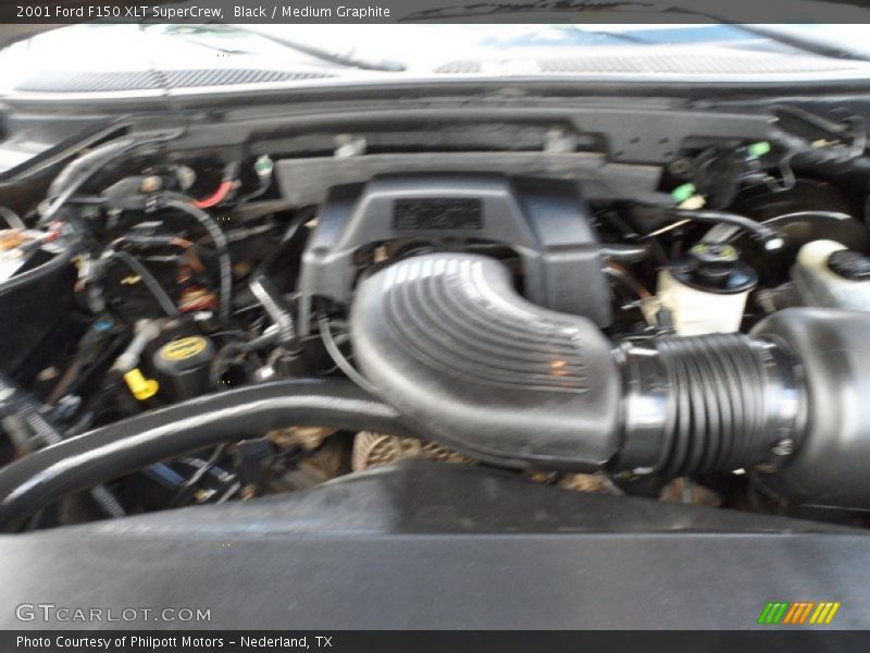Black / Medium Graphite 2001 Ford F150 XLT SuperCrew