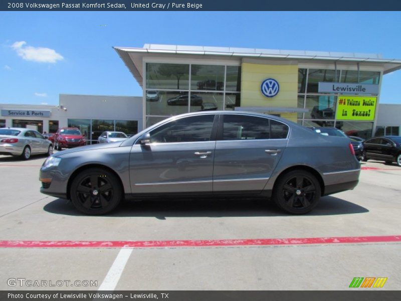 United Gray / Pure Beige 2008 Volkswagen Passat Komfort Sedan