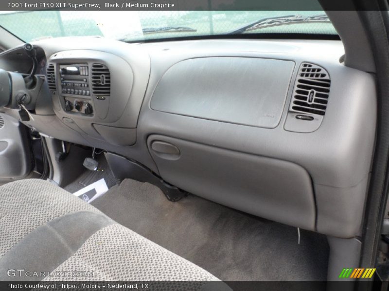 Black / Medium Graphite 2001 Ford F150 XLT SuperCrew
