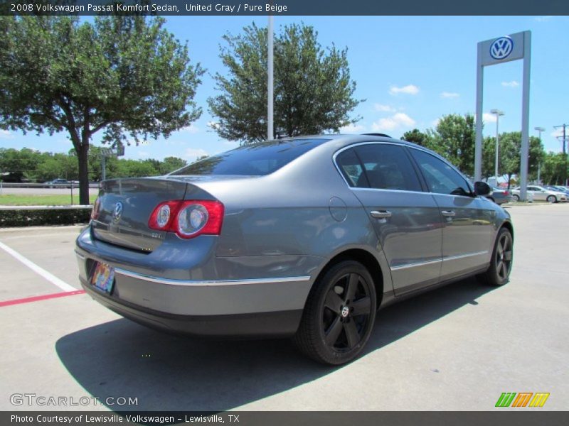 United Gray / Pure Beige 2008 Volkswagen Passat Komfort Sedan