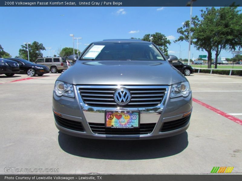 United Gray / Pure Beige 2008 Volkswagen Passat Komfort Sedan