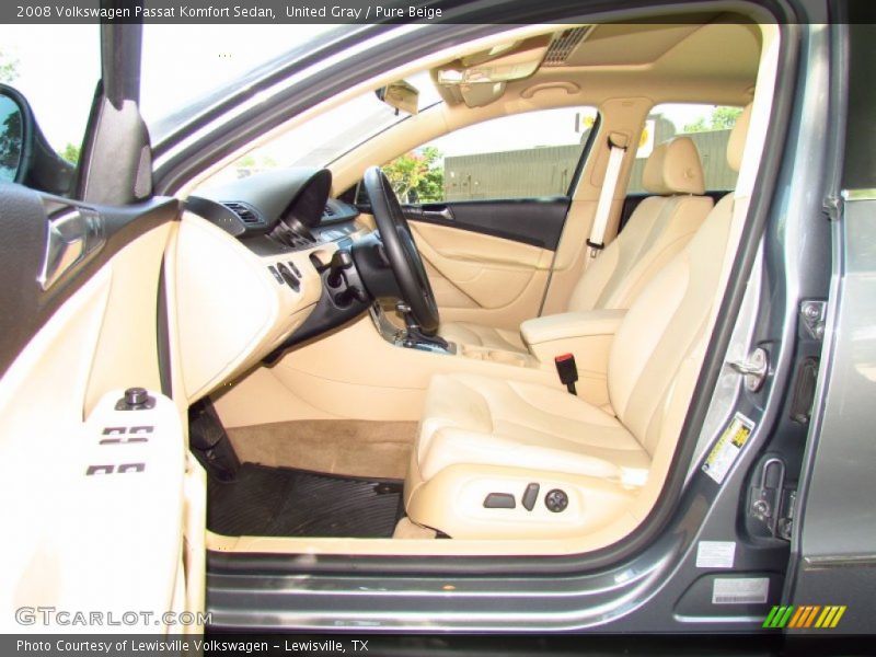 United Gray / Pure Beige 2008 Volkswagen Passat Komfort Sedan